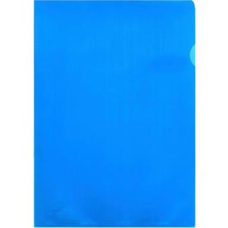 BÜROLINE BÜROLINE Sichtmappen PP A4 667302 blau, matt 10 Stück  
