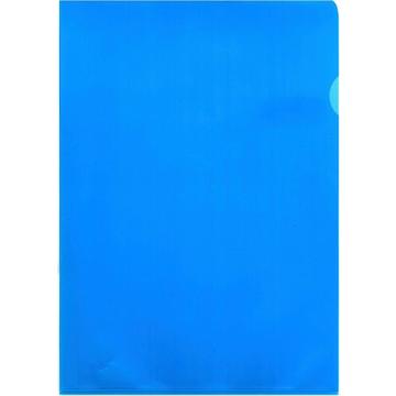 BÜROLINE Sichtmappen PP A4 667302 blau, matt 10 Stück