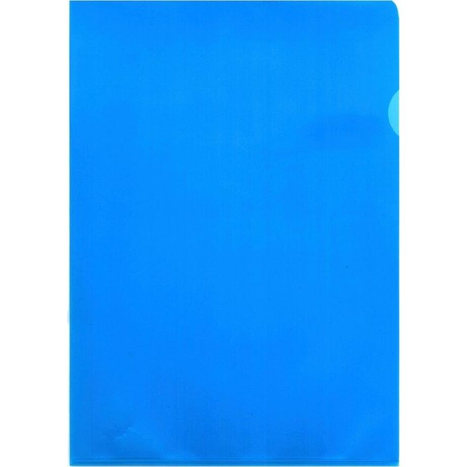 BÜROLINE BÜROLINE Sichtmappen PP A4 667302 blau, matt 10 Stück  