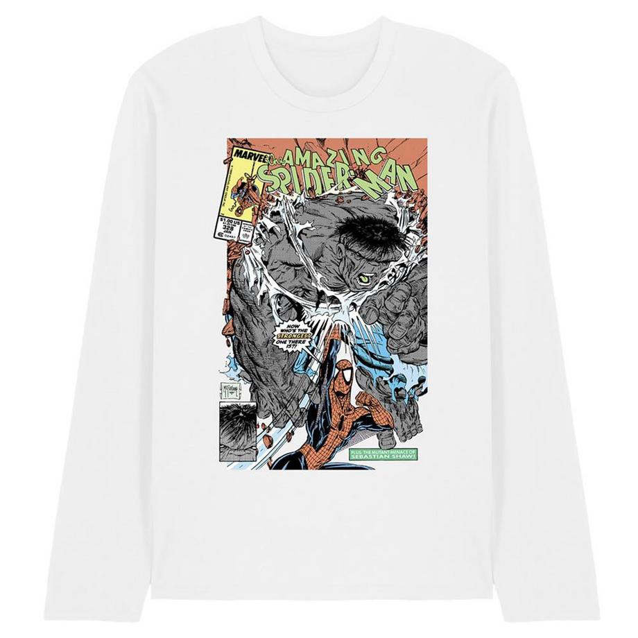 T-ShirtManches Longues Motif Hulk Strongest There Is