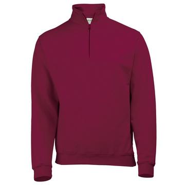 Sweatshirt Pullover mit Reißverschluss am Kragen