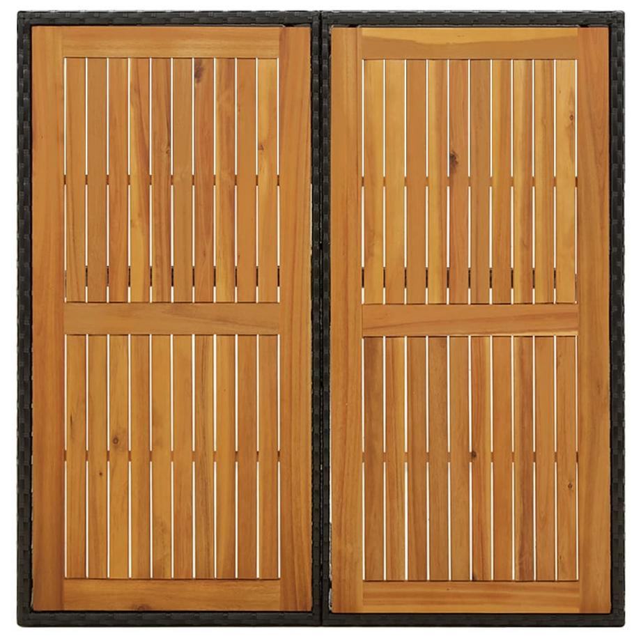 VidaXL tavolo da giardino Polirattan  