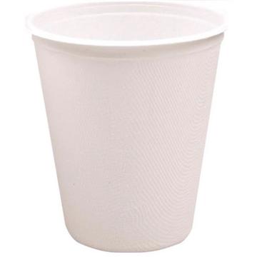 WEBSTAR Becher 2dl 401100 weiss, Bagasse 50 Stück