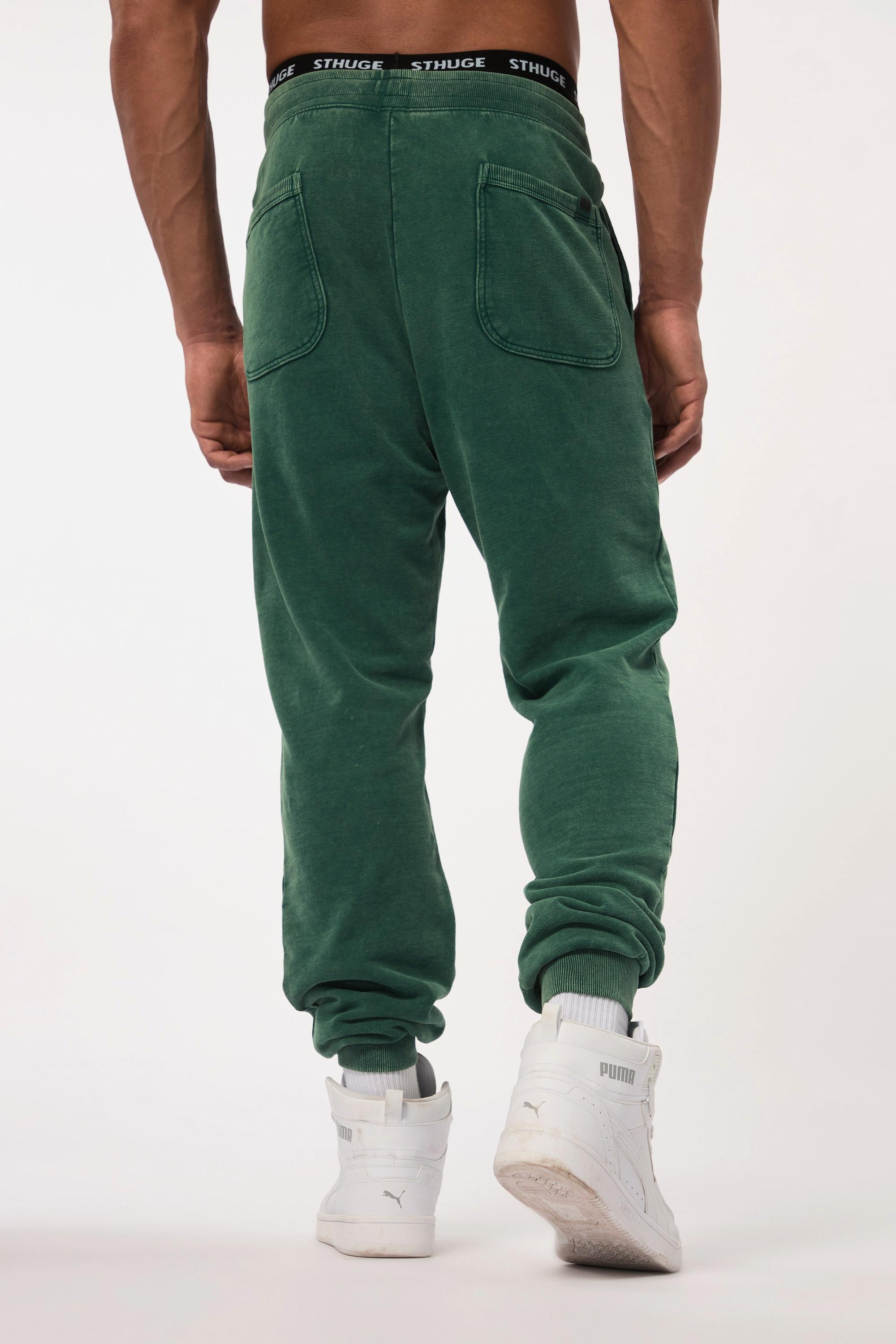 Sthuge  Pantaloni di felpa con stile vintage, cintura elastica e vestibilità moderna, fino alla tg. 8XL 