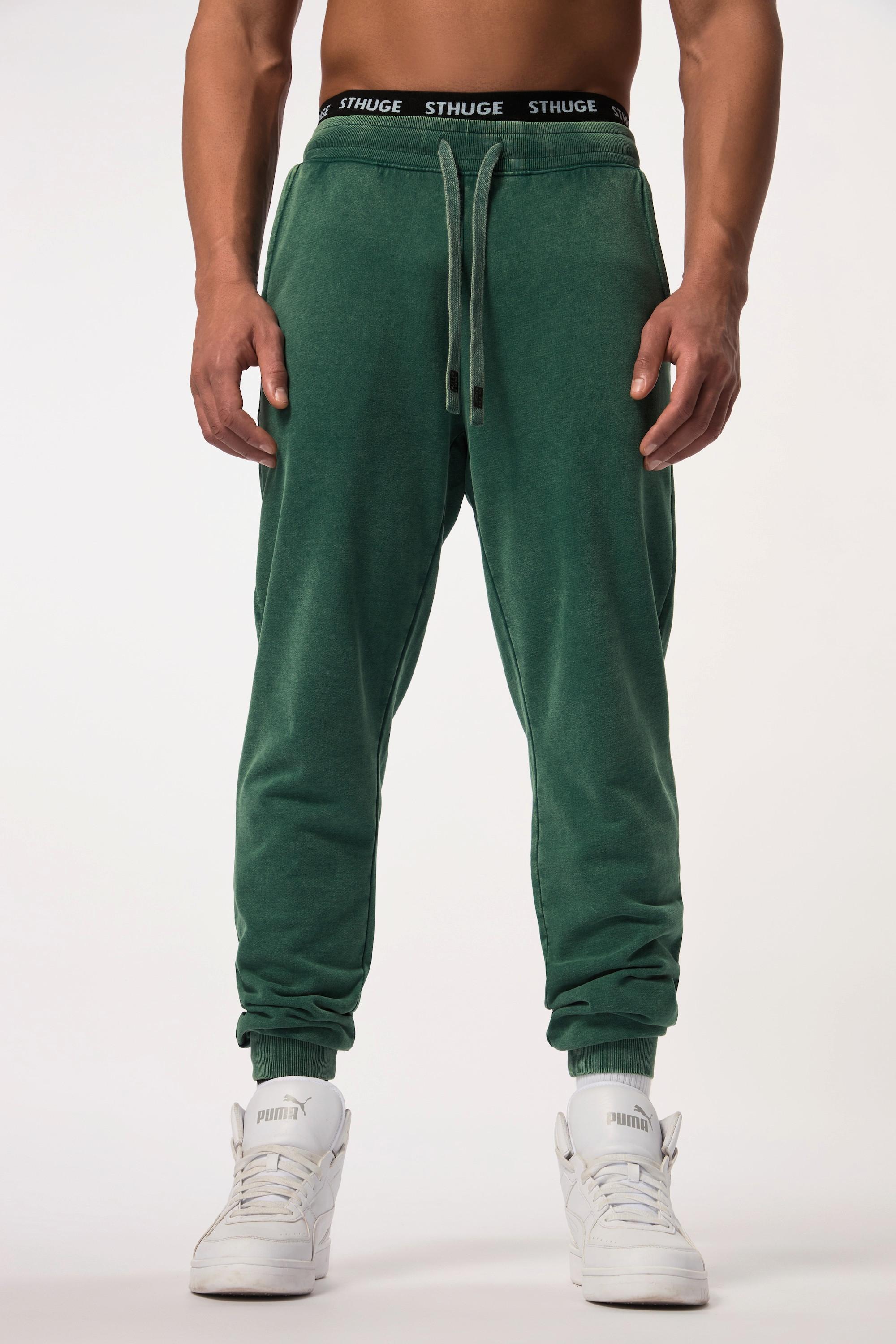 Sthuge  Pantaloni di felpa con stile vintage, cintura elastica e vestibilità moderna, fino alla tg. 8XL 