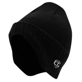 Universal Textiles s Unisex Chapeau d'hiver/de ski en tricot thermique avec doublure (en forme pour couvrir les oreilles)  Noir