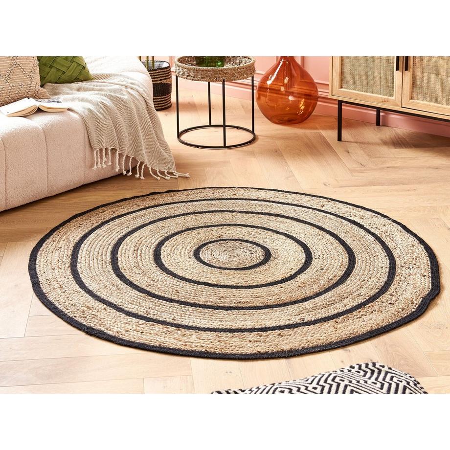 Beliani Tapis en Jute Boho BUKSE  