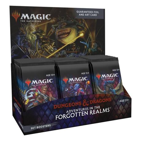 Wizards of the Coast  Dungeons & Dragons Adventures in the Forgotten Realms Set Booster Box - Magic the Gathering 