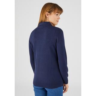 Damart  Pull col polo maille jersey souple. 