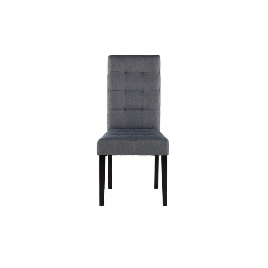 Vente-unique Lot de 2 chaises VILLOSA TissuPieds bois  