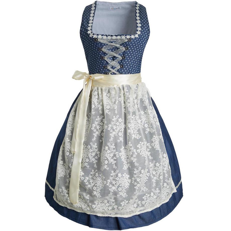 Tectake  Costume da donna midi-dirndl Kleinwalsertal modello 2 