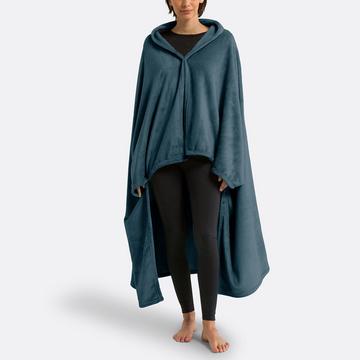 Plaid polaire à manches polyester recyclé