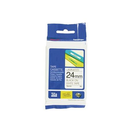 E+P Elektrik PTOUCH Band, laminiert schwarz/weiss TZe-251 PT-2450DX 24 mm  