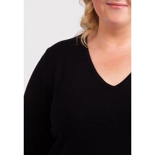 CASH-MERE.CH  Seide Kaschmir V-Ausschnitt Pullover 