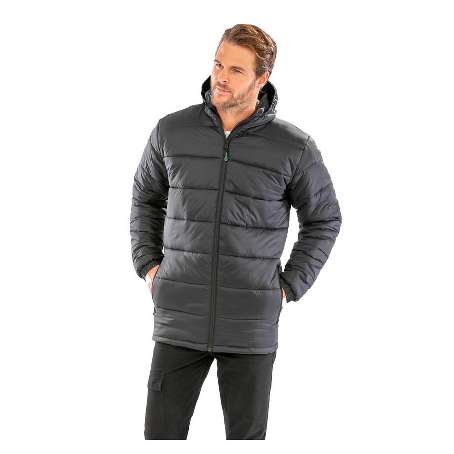 Result Veste Matelassée à Capuche en Matériau Recyclé  