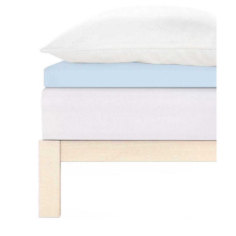 Living Home Topper Elastic Jersey Lenzuolo con Angoli  