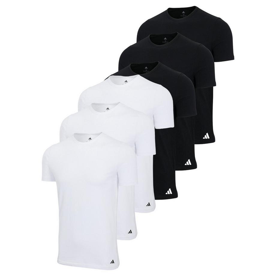 adidas  T-Shirt  6er Pack Figurbetont-Crew Neck Shirt Active Core Cotton 6PK 
