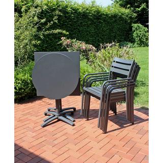 mutoni pleasure Gartenstuhl Treviso Aluminium anthrazit  