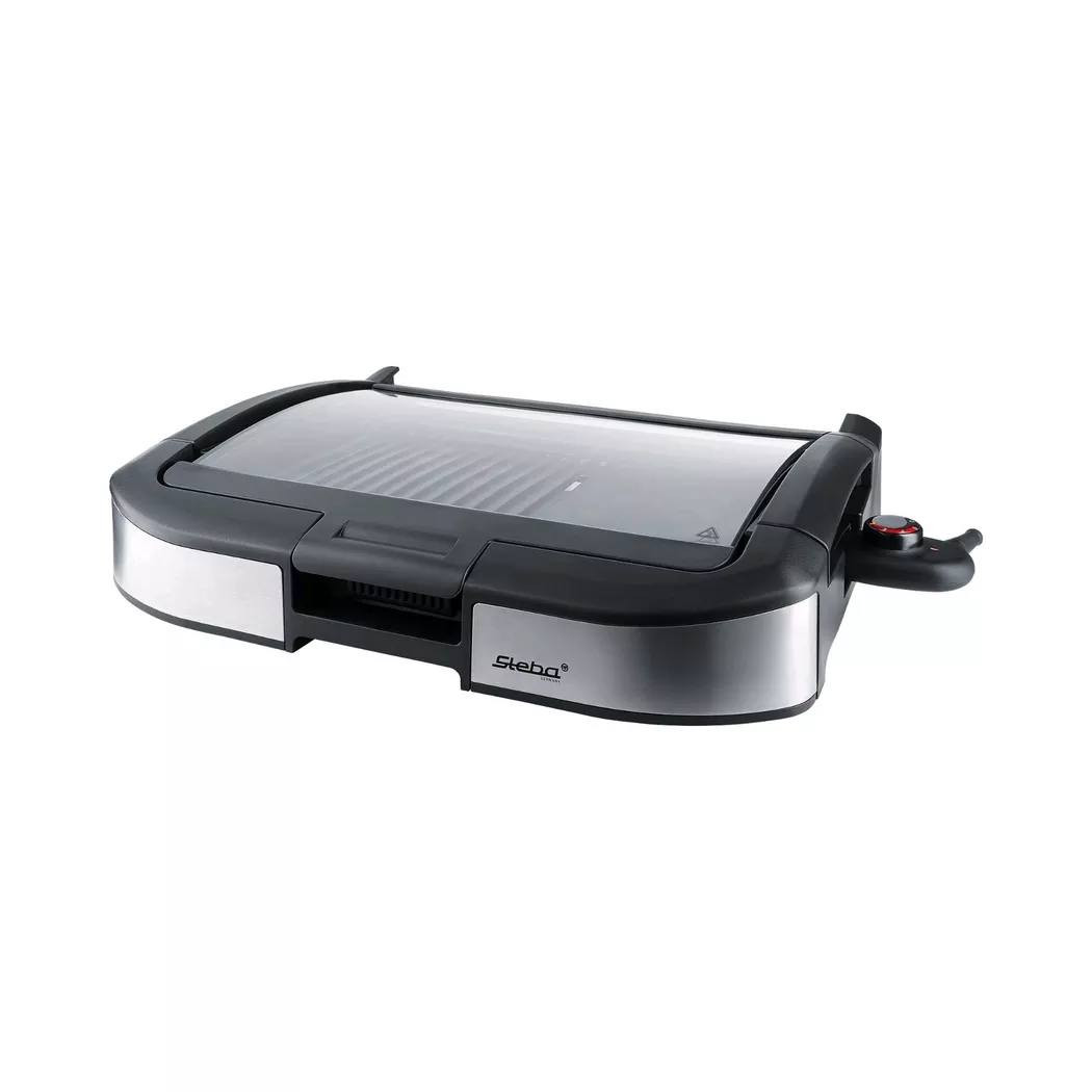 Steba VG 195 BBQ-Tischgrillgerät – glas / schwarz