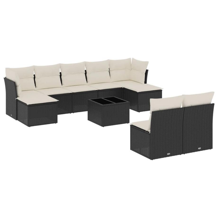 set divano da giardino Polirattan