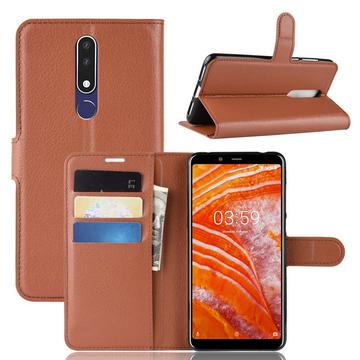 Nokia 3.1 Plus - Etui En Cuir Coque Avec