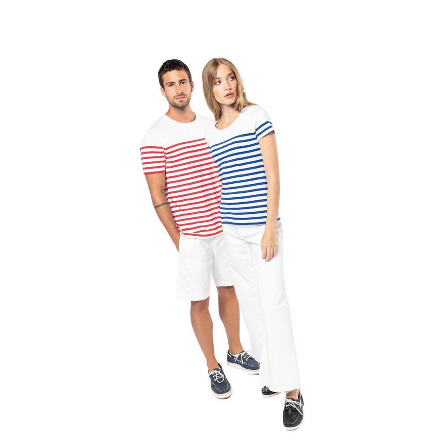 Kariban T-Shirt Marina Rigata Girocollo  