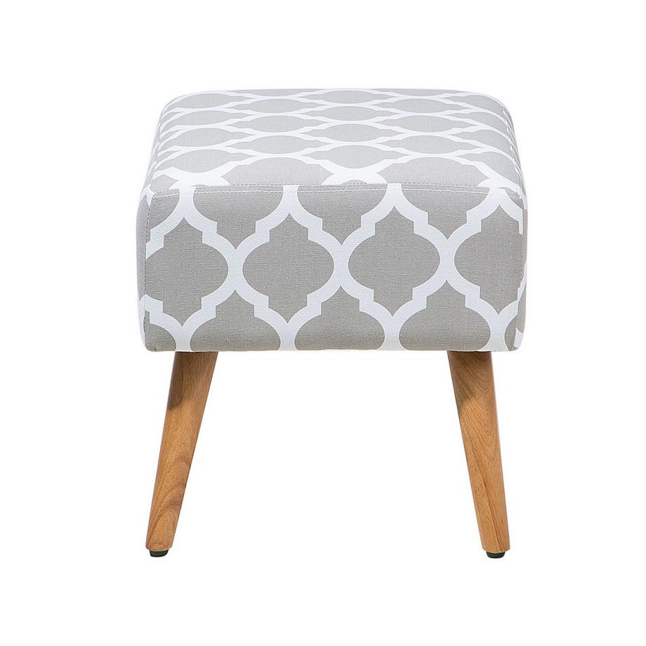 Beliani Repose-pied en Coton Rétro MANTEO  