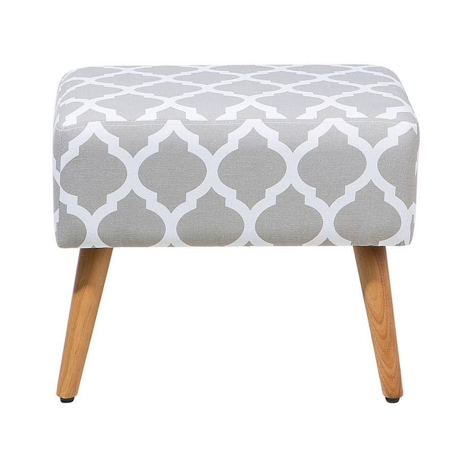 Beliani Repose-pied en Coton Rétro MANTEO  