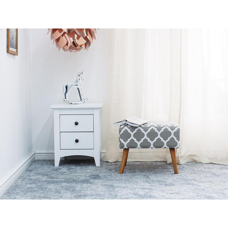 Beliani Repose-pied en Coton Rétro MANTEO  