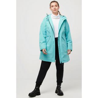 Ulla Popken  HYPRAR Funktionsjacke, Kapuze, wasserdicht, 2-Wege-Zipper 