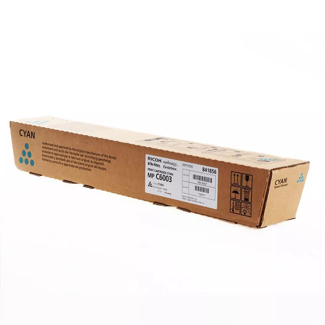 RICOH – Toner 841856 MP C6003 Cyan, One Size