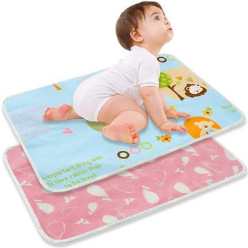 2 Stück Wickelauflage, waschbare Wickelauflage für Babys und Kleinkinder