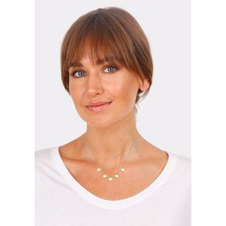 Elli  Halskette Kreis Geo Plättchen Minimal 