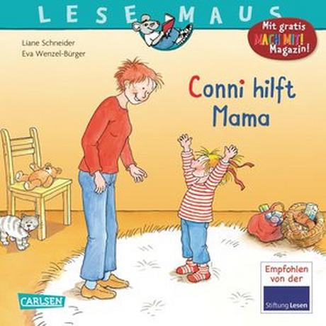 LESEMAUS 52: Conni hilft Mama Schneider, Liane; Wenzel-Bürger, Eva (Illustrationen) Couverture rigide 