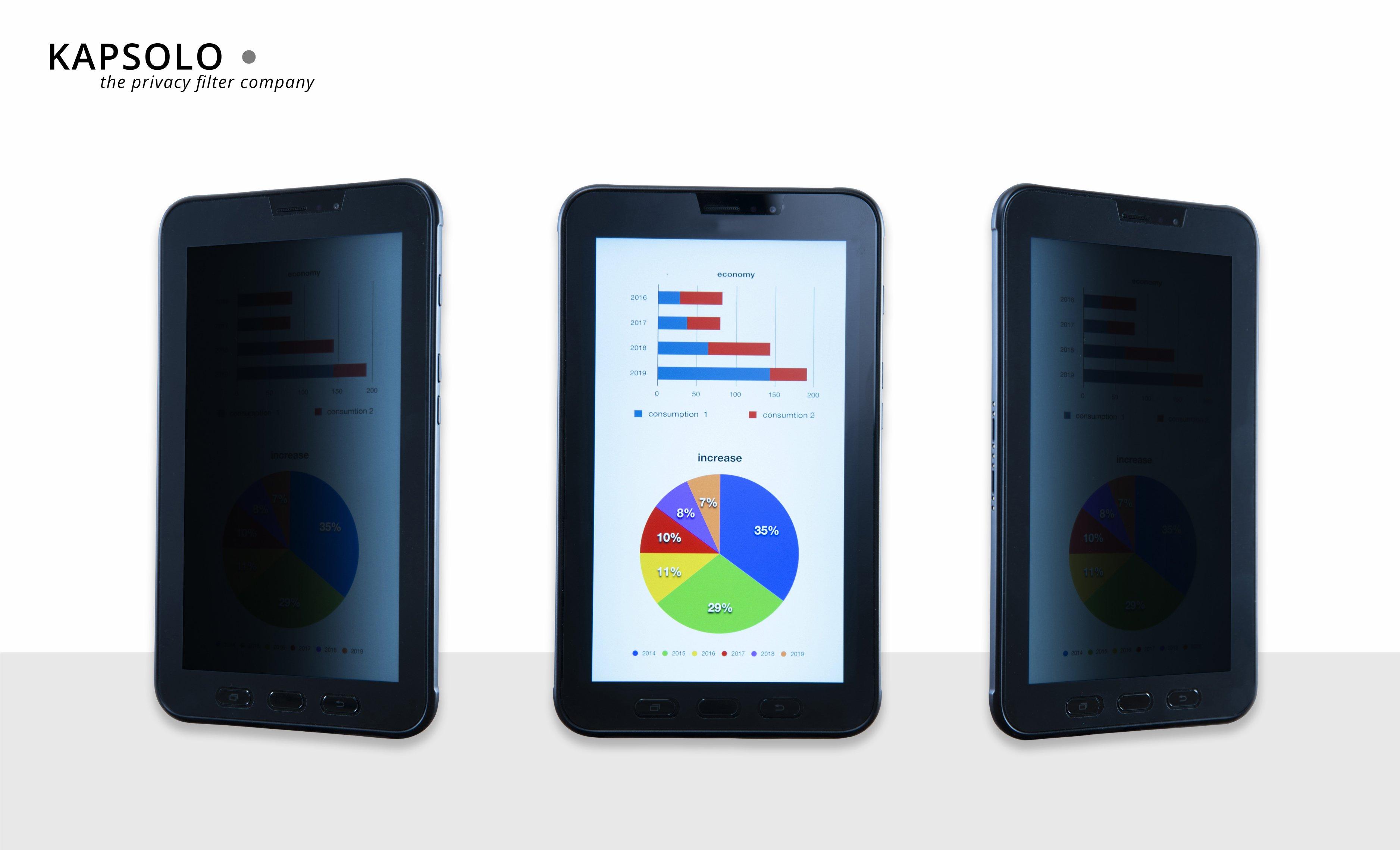 KAPSOLO  2-wege Blickschutzfilter für iPad 10.2 (2019 7.Gen) 