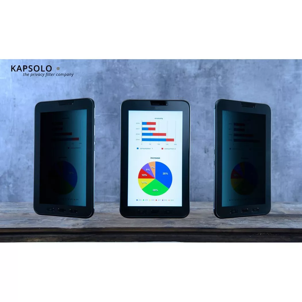 KAPSOLO - 2-wege Blickschutzfilter für iPad 10.2 (2019 7.Gen), 10.2"