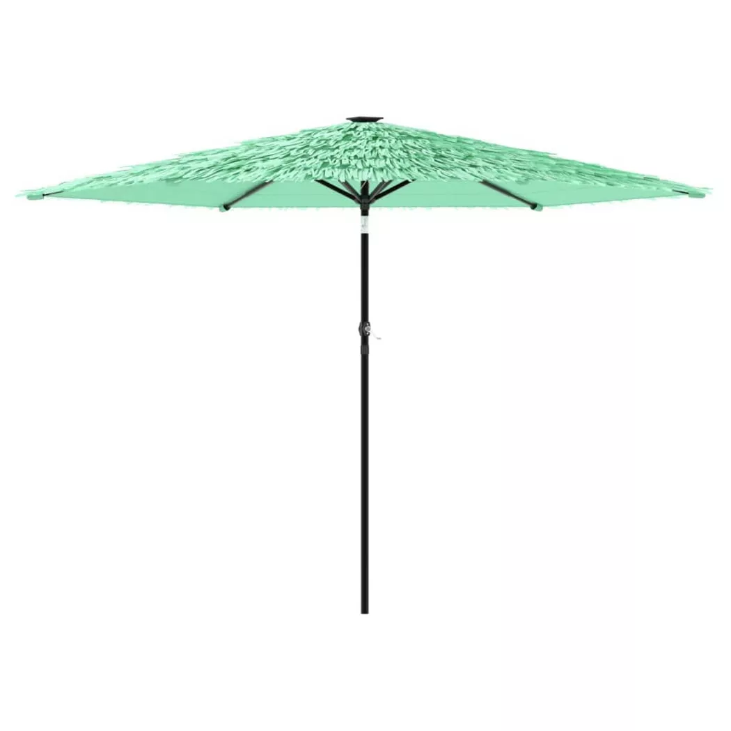 vidaXL Sonnenschirm mit Stahlmast Grün 288x288x225 cm