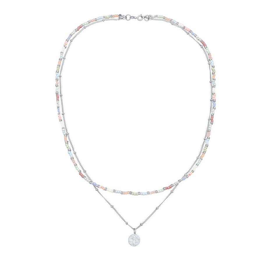Elli  Collier Collier Layer Ball 925 Sterling Silver 