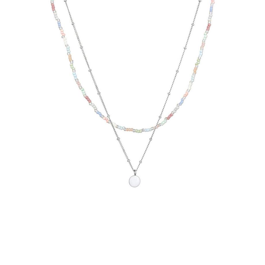 Elli  Collier Collier Layer Ball 925 Sterling Silver 