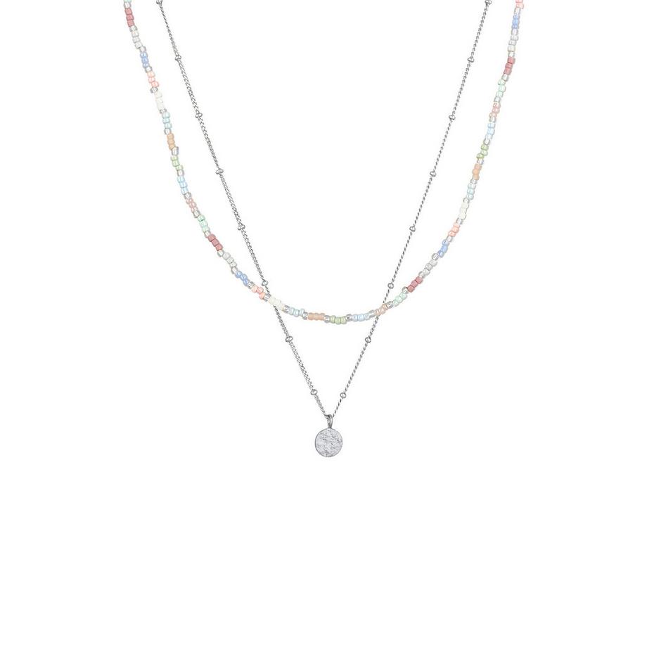 Halskette Halskette Layer Ball 925 Sterling Silver