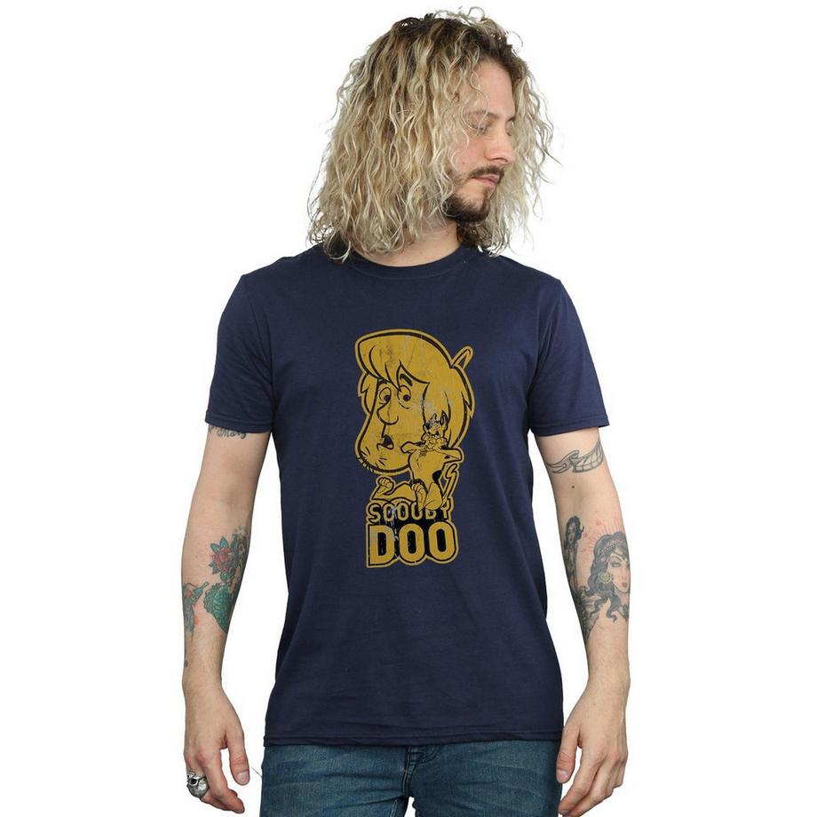 SCOOBY DOO Shaggy e Scooby T-Shirt Stampata  
