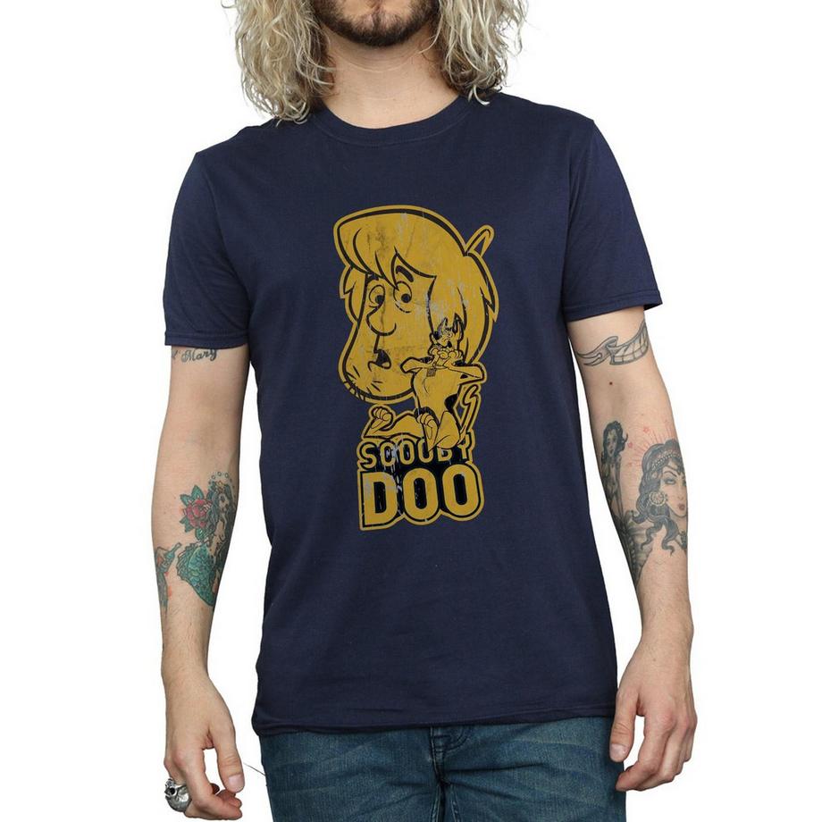 SCOOBY DOO Shaggy e Scooby T-Shirt Stampata  