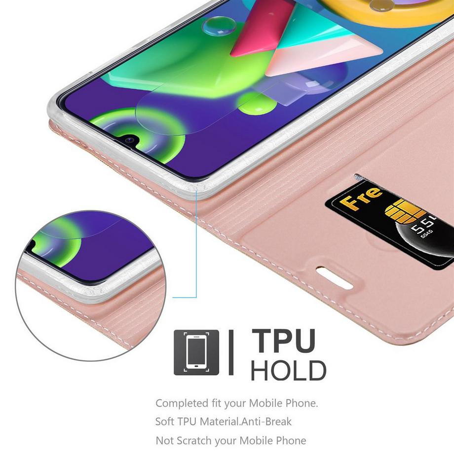 Cadorabo  Hülle für Samsung Galaxy M31 Magnetverschluss, Kartenfach 