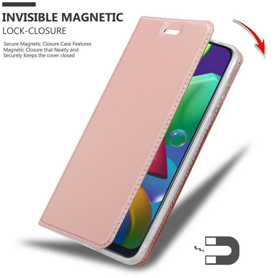 Cadorabo  Hülle für Samsung Galaxy M31 Magnetverschluss, Kartenfach 