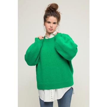 Maglione dal taglio oversize con scollo a girocollo e maniche lunghe