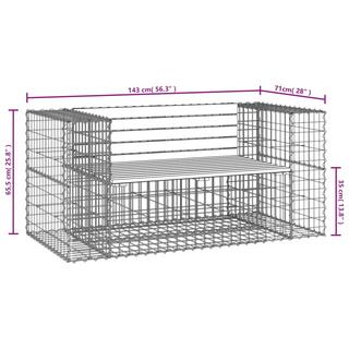 VidaXL Banc de jardin bois de douglas  