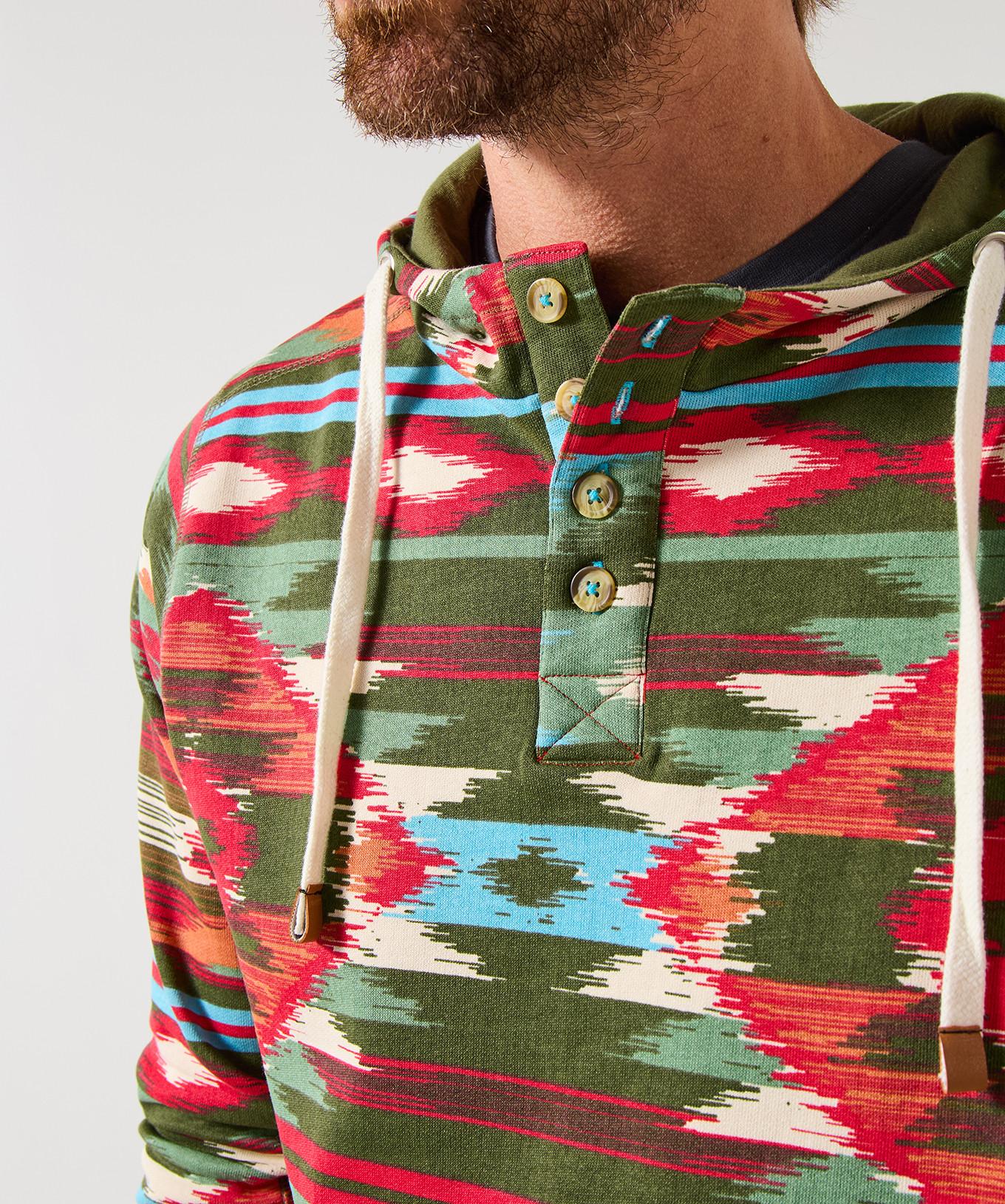 Joe Browns Sweat à capuche contrasté motif aztèque  