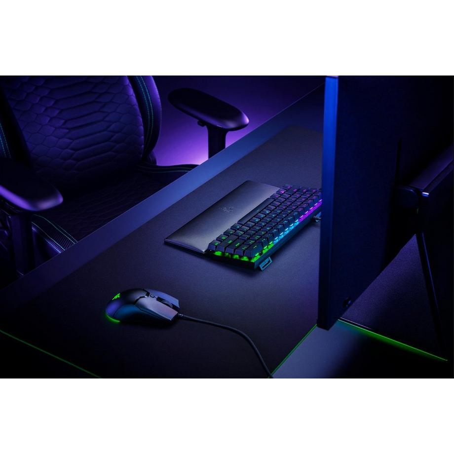 RAZER  RC21-01720100-R3M1 poggiapolso Pelle, Memory foam Nero 