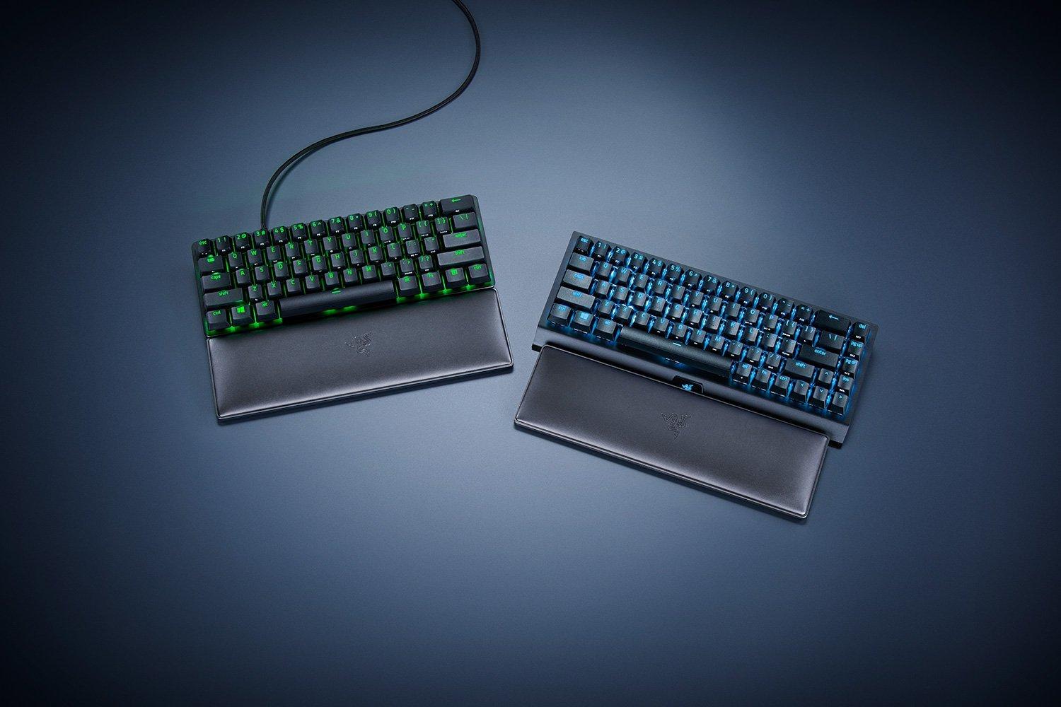 RAZER  RC21-01720100-R3M1 poggiapolso Pelle, Memory foam Nero 