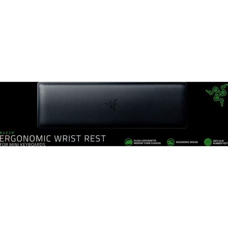RAZER  RC21-01720100-R3M1 poggiapolso Pelle, Memory foam Nero 